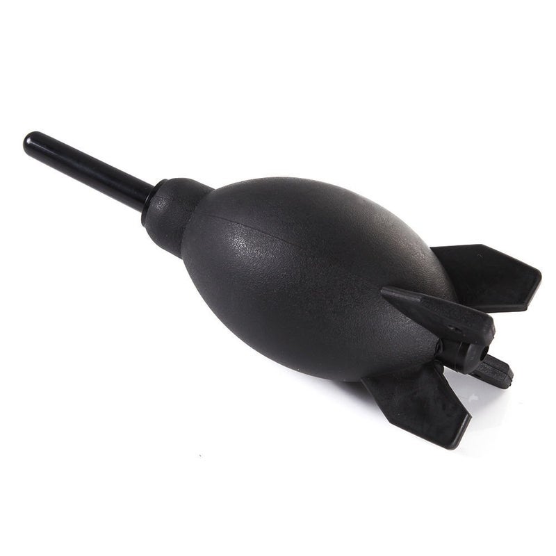 FocusFoto PRO 6.6 Inch Rubber Rocket Air Blower Duster Cleaner Dust Cleaning for DSLR Camera CCD Lens Keyboard Black - Image 3